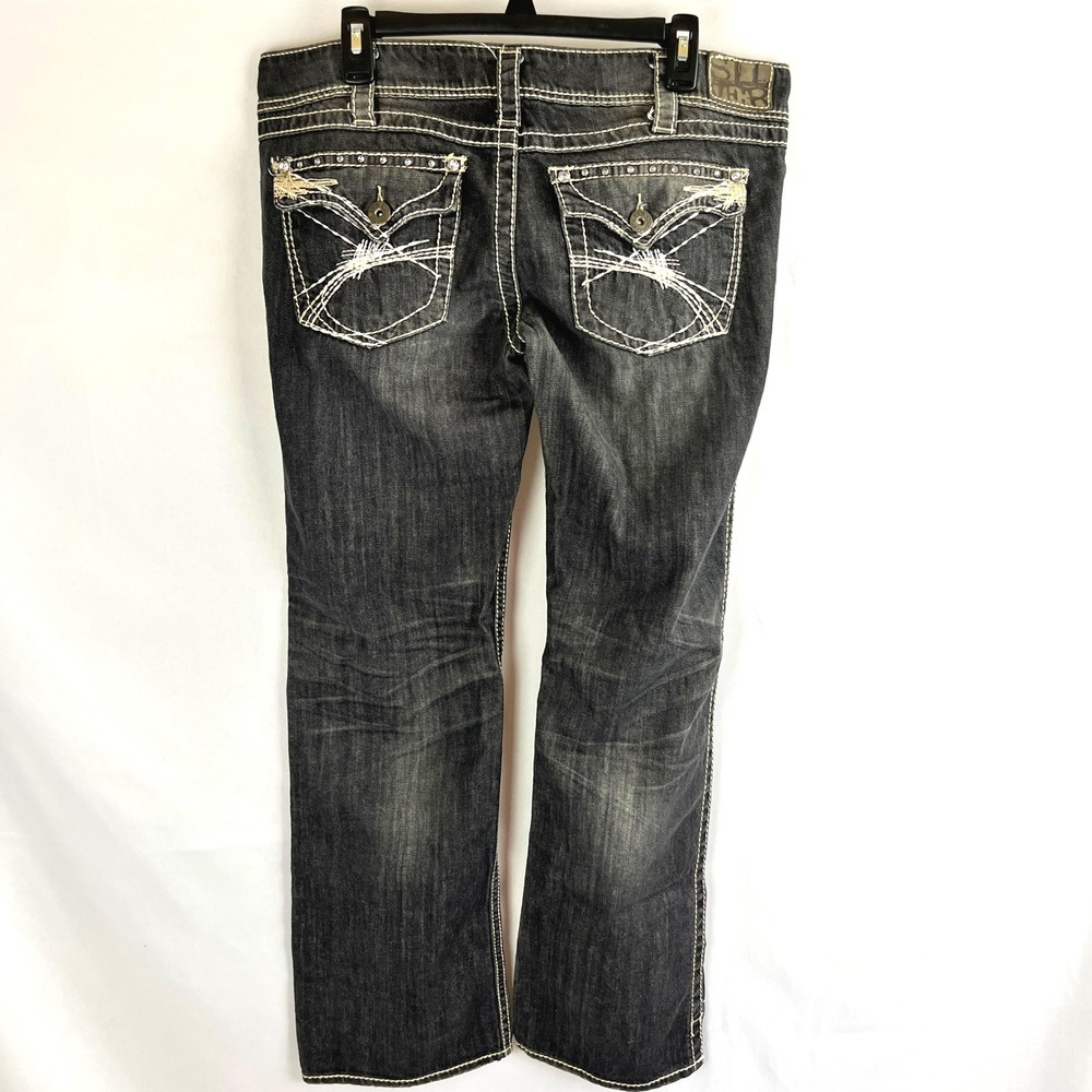 Silver Jeans Size 34 Women's Boot Cut Jeans - Black